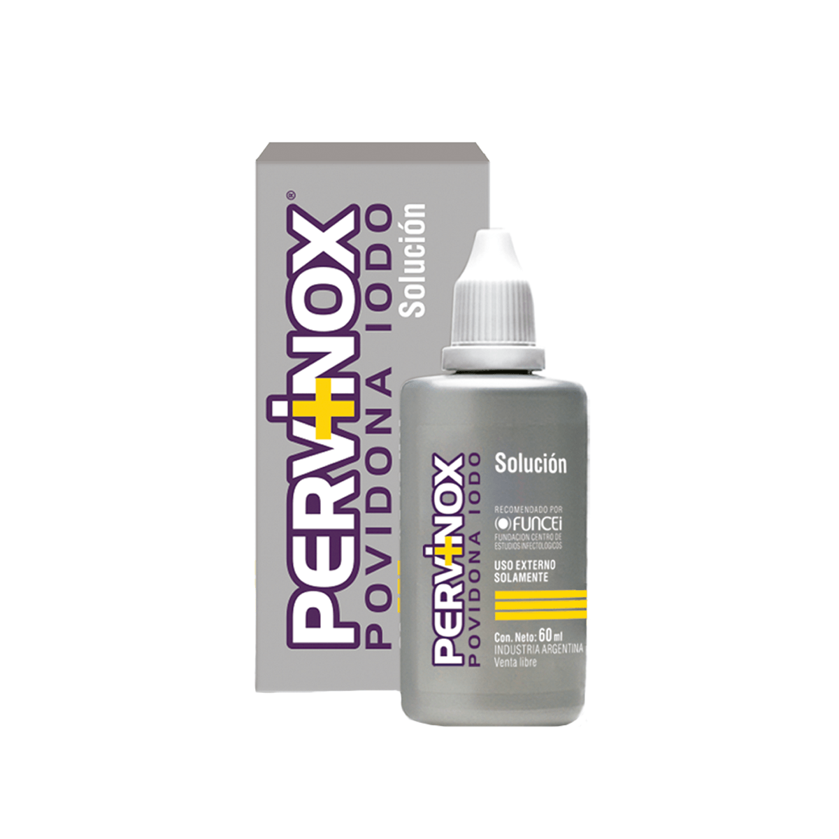 Povidona Iodo Solución Tópica x 60 ml