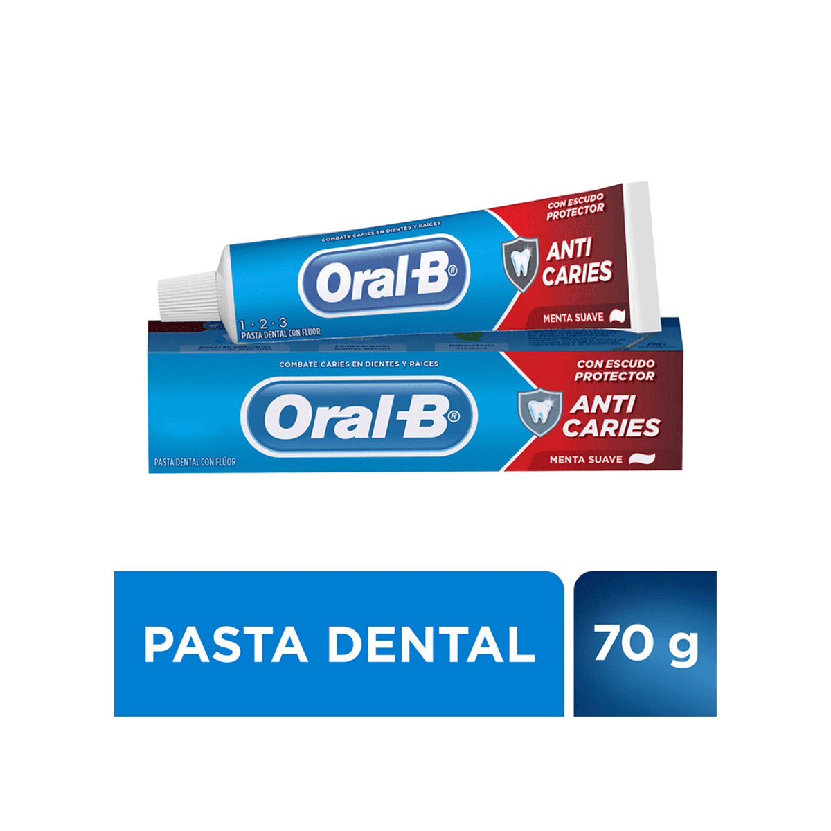 Crema Dental Oral B 123 Anticaries x 70 gr